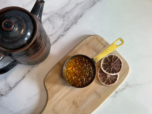 Organic Orange Glaze