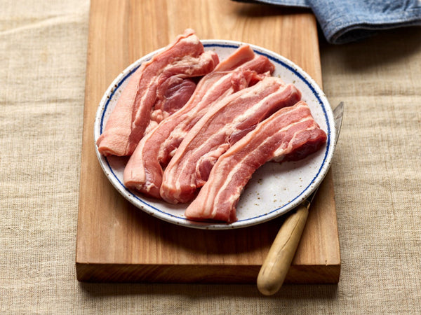Organic Pork Belly Slices Pork The Organic Butchery