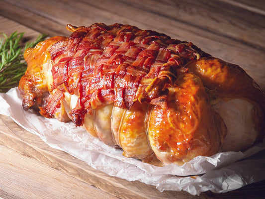 Organic Turkey Boned & Rolled with Bacon