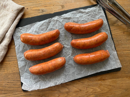 Organic Chorizo Style Sausages Pork The Organic Butchery