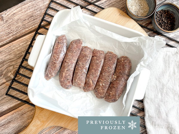 Organic Turkey and Cranberry Sausages Turkey The Organic Butchery