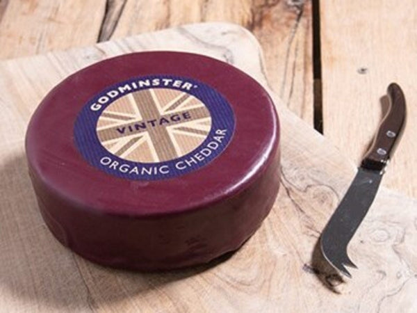 Godminster Large Waxed Round Vintage Cheddar Longmans