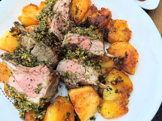 Organic Whole Rack of Lamb Lamb The Organic Butchery