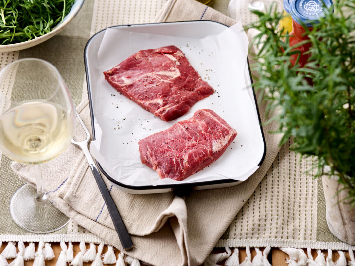 Organic Beef Flat Iron Steak 