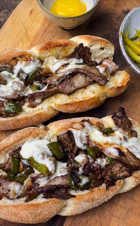 Philly Cheese Steak Sandwich