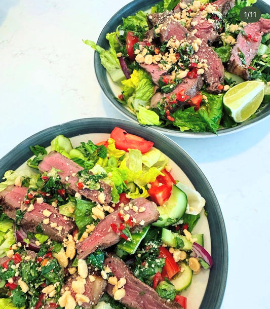 Thai Beef Salad with 28-Day Aged Organic Rump Steak