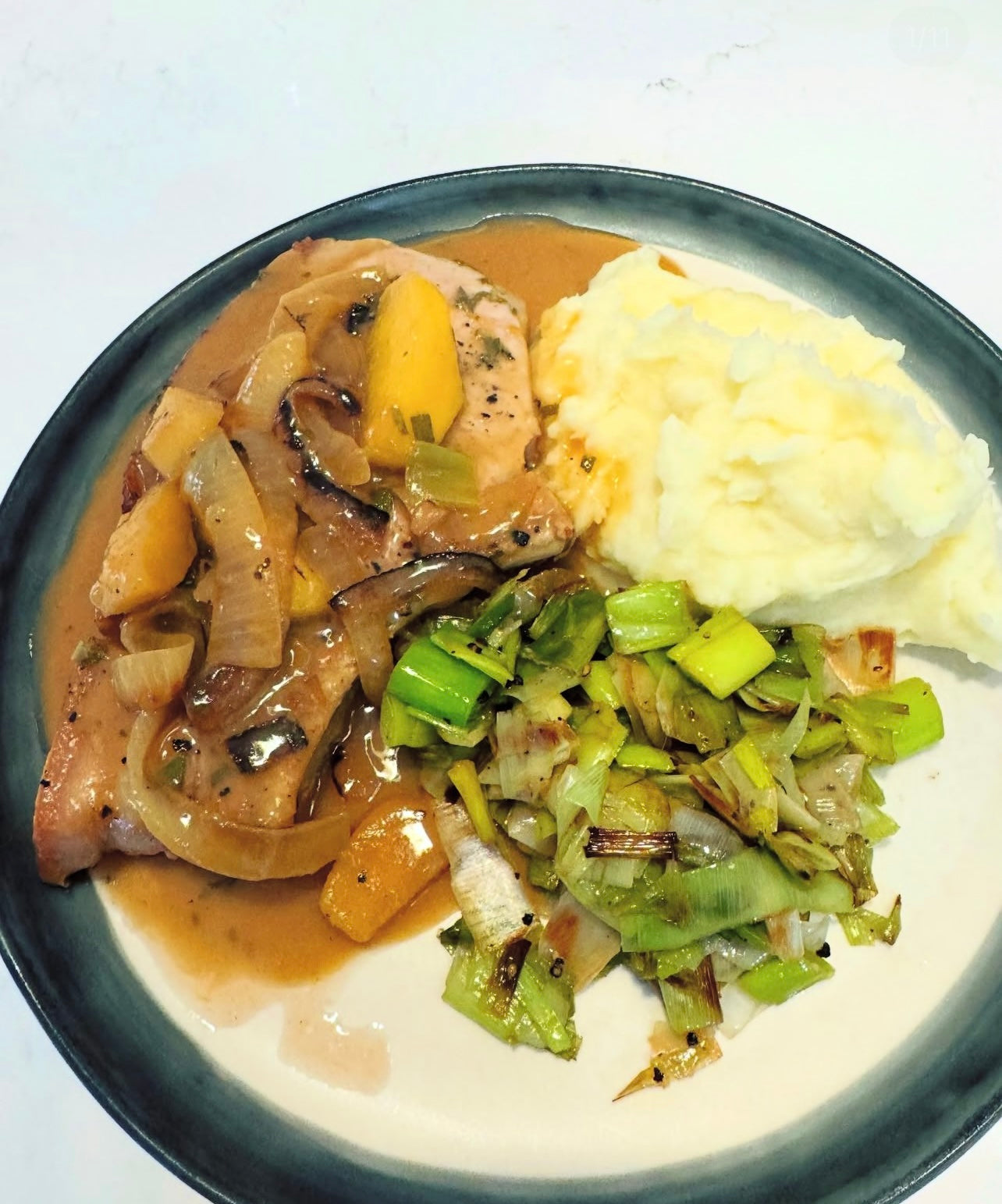 Pork & Apple Cider Chops with Sage