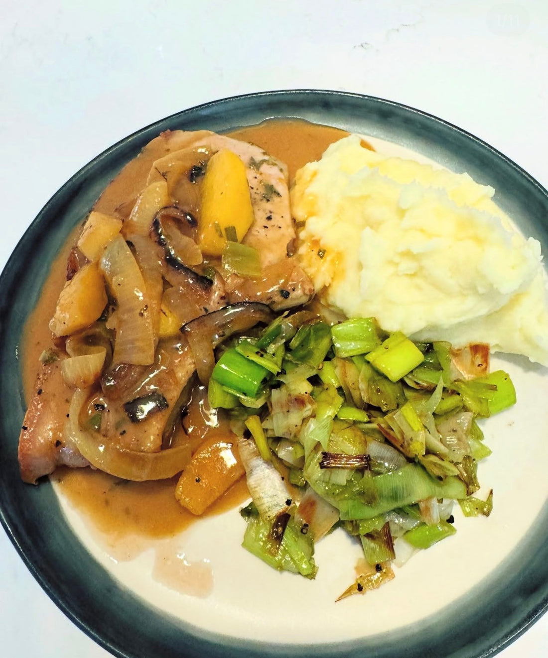 Pork & Apple Cider Chops with Sage