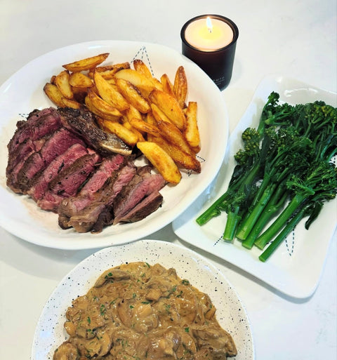 Cote de Boeuf with Creamy Mushroom Sauce – The Perfect Steak Saturday