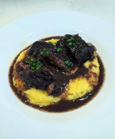 Beef Short Ribs in a Rich Red Wine Sauce