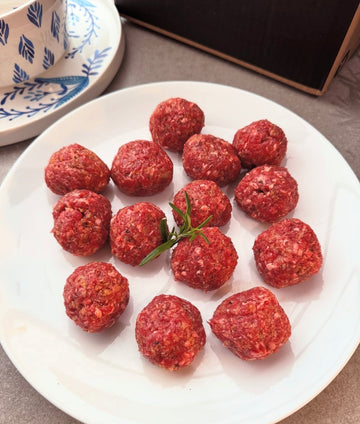 Wild Venison Meatballs in a Rich Tomato & Red Wine Sauce
