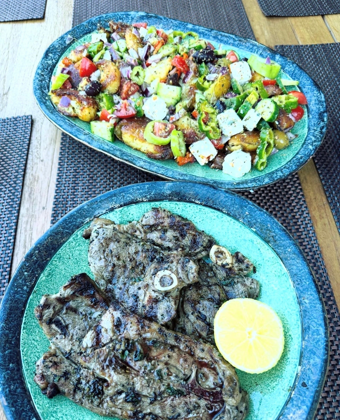 Greek-Style Organic Lamb Shoulder Chops