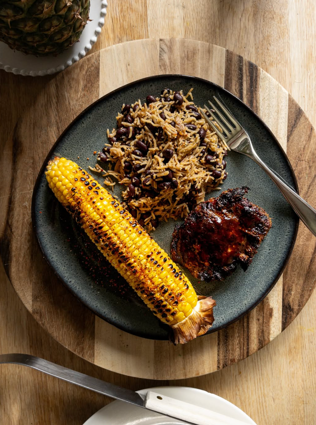 BBQ Jerk Organic Pork Ribeye Steaks
