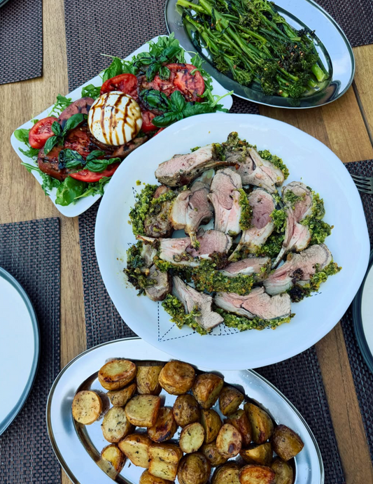 Basil & Parmesan Crusted Rack of Lamb