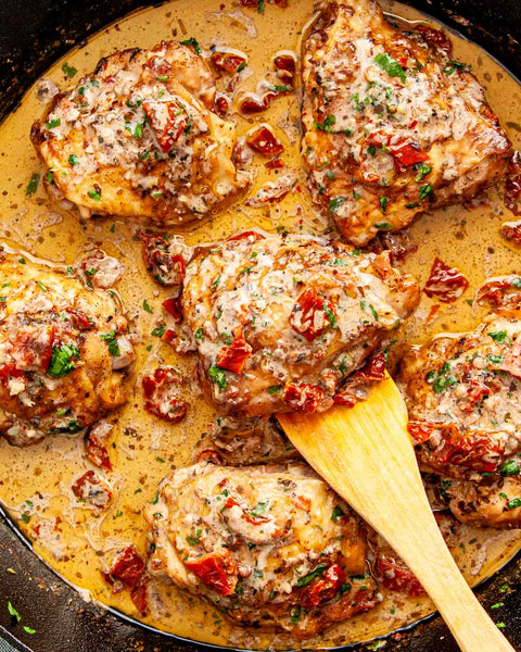 Marry Me Chicken with Organic Chicken Thighs
