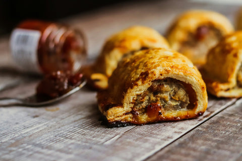 Pork & Pickle Sausage Rolls