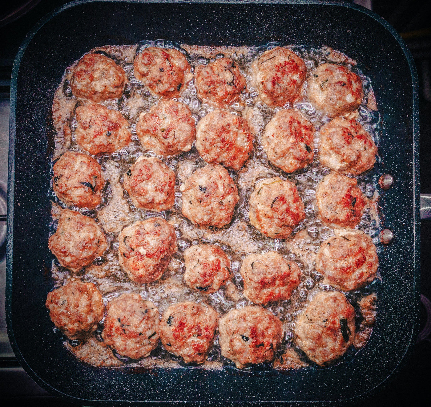 Organic Pork & Apple Meatballs with Cider Cream Sauce