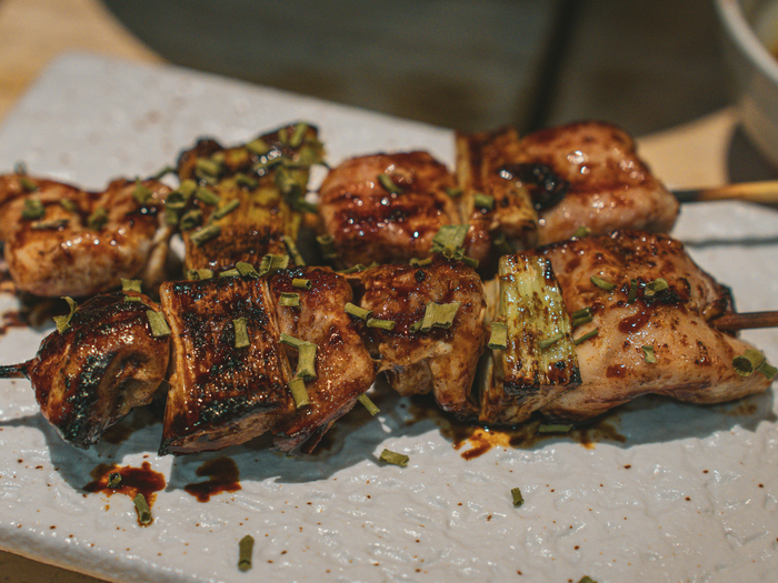 BBQ Yakitori Chicken Skewers with Homemade Yakitori Sauce
