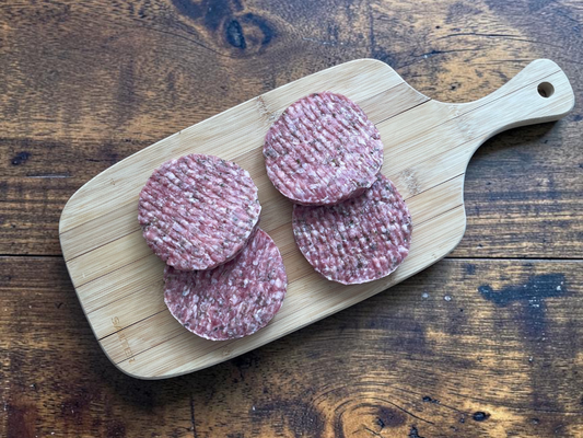 Organic Lamb, Rosemary & Mint Burgers Lamb The Organic Butchery