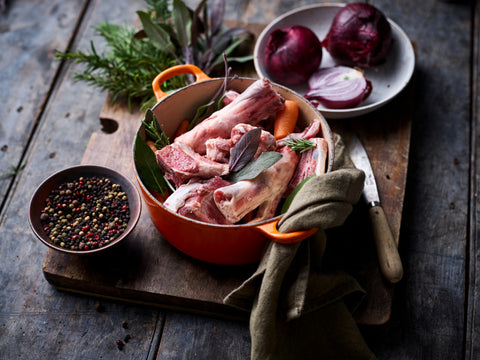 Organic Mutton Bones, Previously Frozen