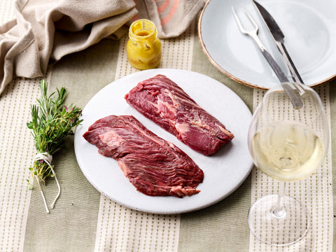 Organic 28-day Aged Beef Hanger Steak, Previously Frozen