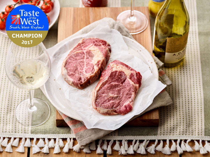 Organic 28-day Aged Beef Rib Eye Steak Beef The Organic Butchery