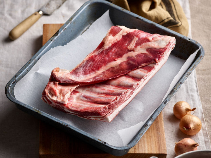 Organic Breast of Lamb on the Bone Lamb The Organic Butchery