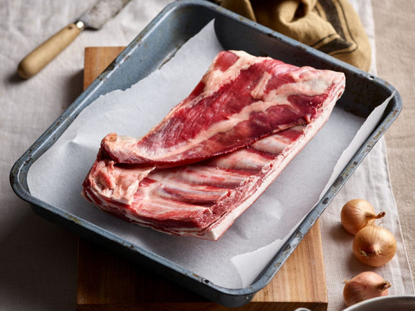 Organic Breast of Lamb on the Bone Lamb The Organic Butchery