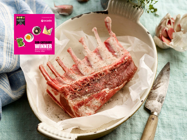 Organic Whole Rack of Lamb Lamb The Organic Butchery