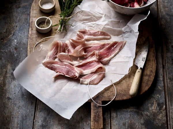 Organic Nitrate-Free Streaky Bacon Pork The Organic Butchery