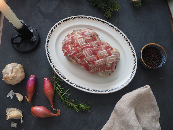 Wild Three Bird with Bacon Lattice Wild Game The Organic Butchery