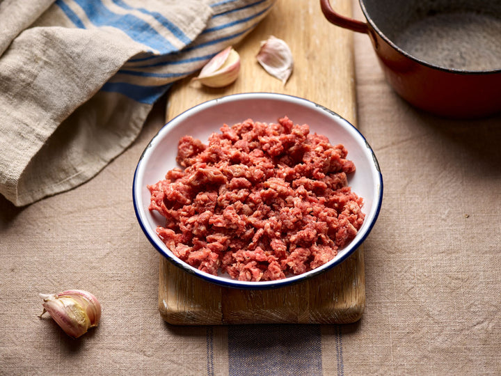 Rich flavour from ethically raised, grass-fed beef.