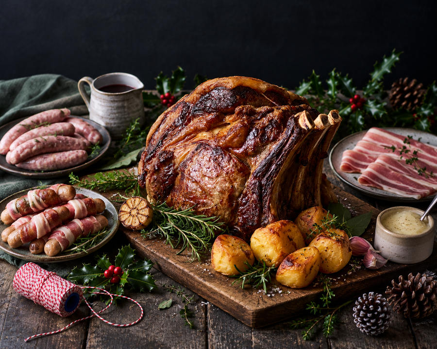 The Classic Organic Beef Christmas Box