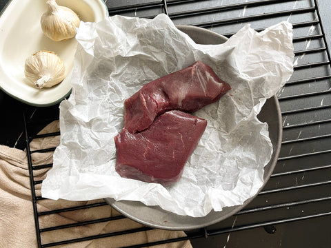 Wild Venison Loin Steaks, Previously Frozen