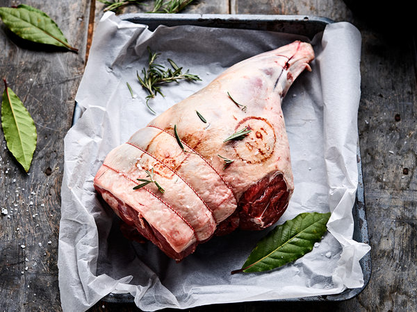 Organic Leg of Lamb (On The Bone) Lamb The Organic Butchery