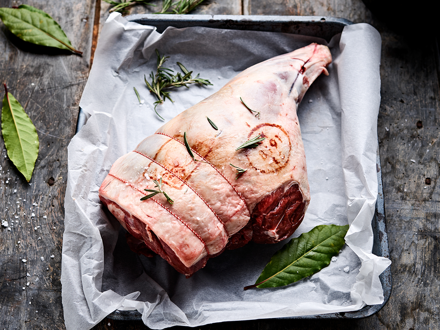 Organic Leg of Lamb (On The Bone) Lamb The Organic Butchery