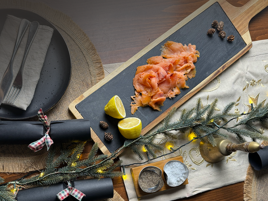 Christmas Organic Oak Smoked Salmon