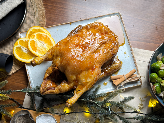 Organic Whole Roast Duck à l’Orange