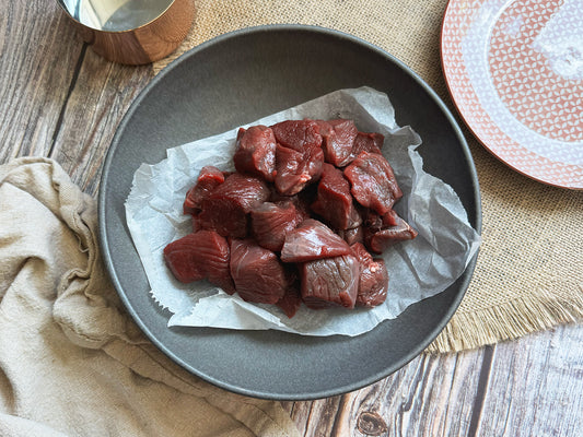 Wild Venison Diced, Previously Frozen