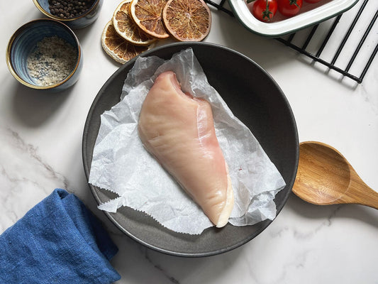 Organic Chicken Breast Fillet Boneless and Skinless, Previously Frozen Chicken The Organic Butchery