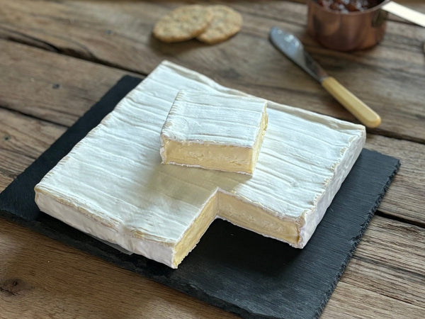 Organic Cotswold Brie Square Cheese Longmans