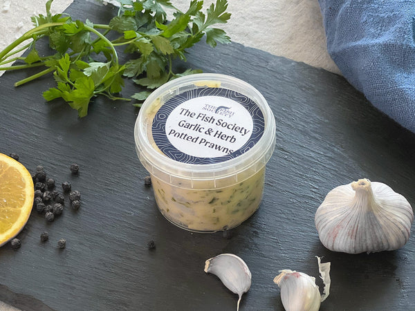 Wild Garlic and Herb Potted Prawns Fish The Organic Butchery