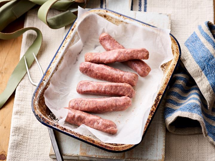 New! Organic Beef and Tomato Sausages