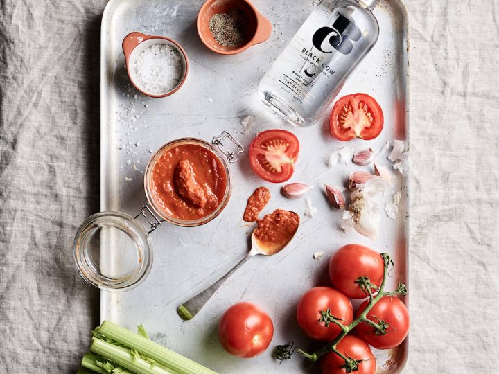 Tomato Ketchup with Black Cow Vodka