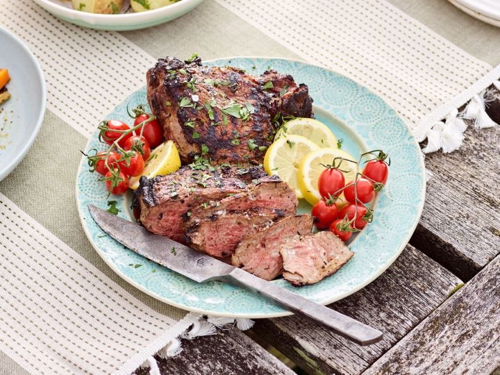 Butterfly Leg of Lamb with Lemon & Thyme 