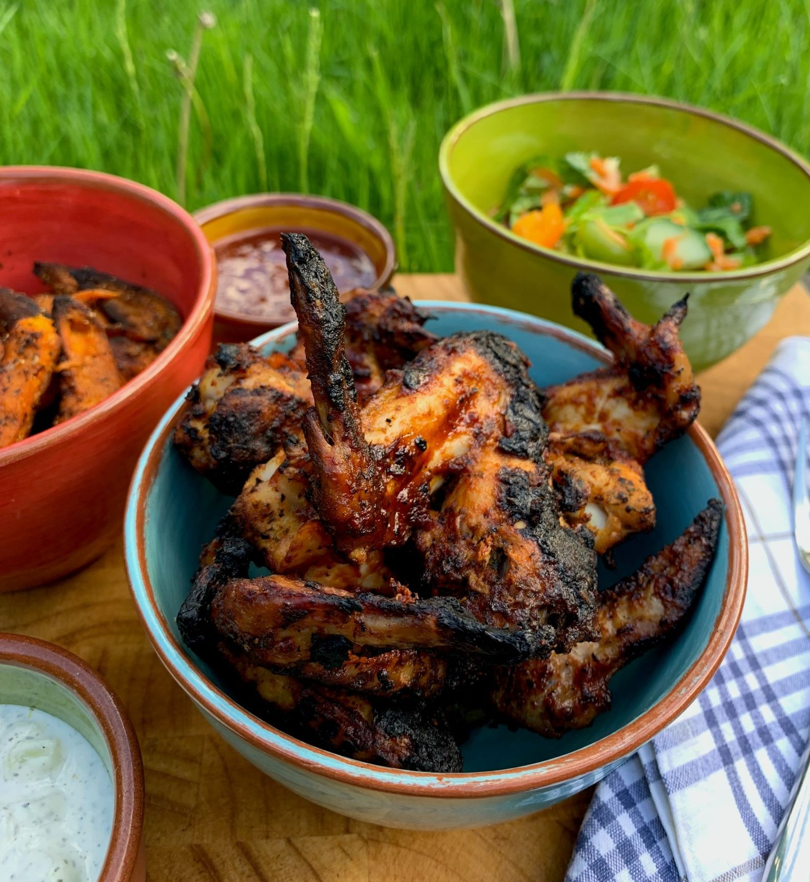Barbecued Chicken Wings